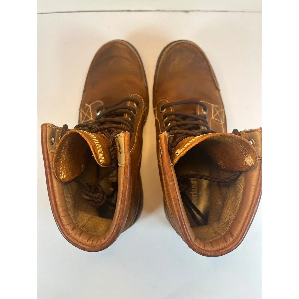 Timberland Earthkeepers Mens Brown Leather Lace Up Boots A1316 Size 9